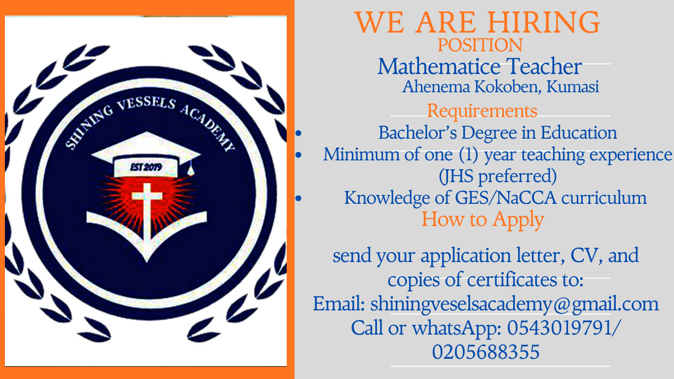 You are currently viewing JOIN OUR TEAM AS MATHEMATICS TEACHER