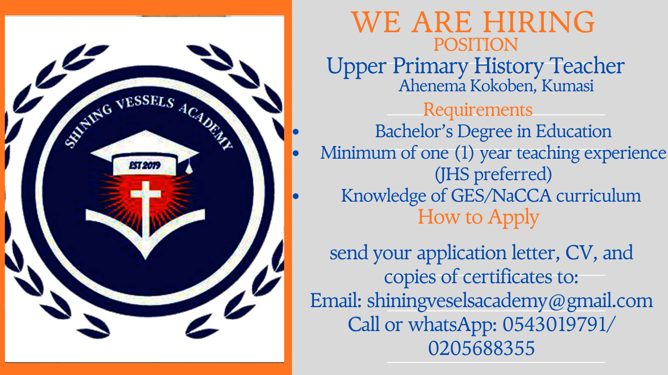 You are currently viewing JOIN OUR TEAM AS A HISTORY TEACHER